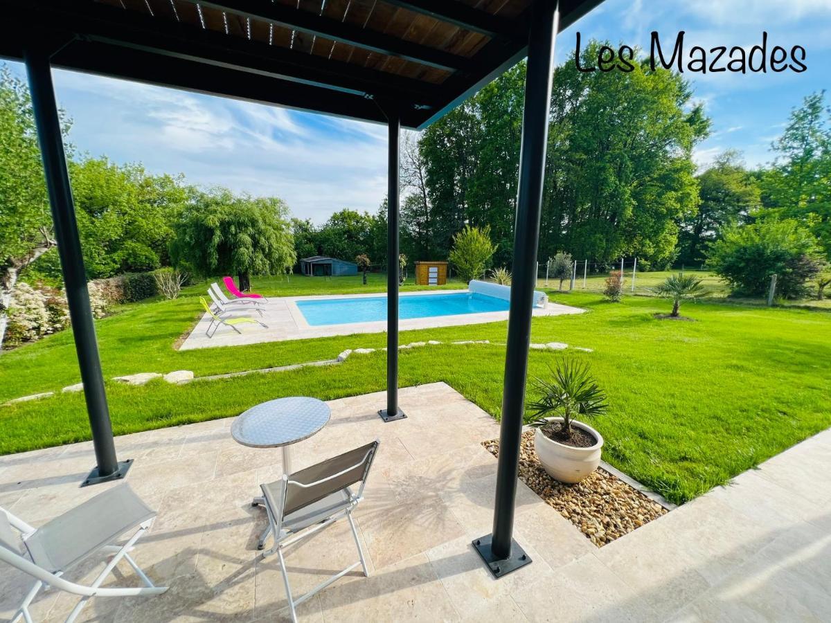 Les Mazades A 10 Min De Perigueux Avec Piscine Chauffee, Meuble De Tourisme Classe 3 Etoiles Annesse-et-Beaulieu Exterior photo